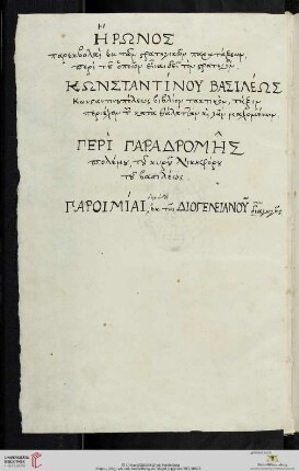 Titelblätter