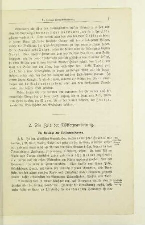 2. Die Zeit der Völkerwanderung