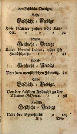 Lehr-reiche Geschicht-Predigen