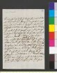 Brief von O'Donell von Tyrconell, Josephine Gräfin an Goethe, Johann Wolfgang von