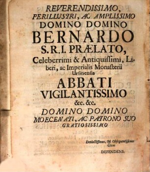 Fons originarius quartus et quintus iuris canonici seu Disp. IV. ex prolegomenis iuris canonici, de potestate summi pontificis et SS. Patrum