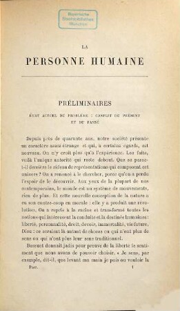 La personne humaine