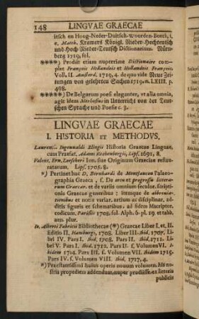 148-175, Linguae Graecae