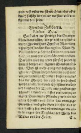 5. Von den Zuhörern.