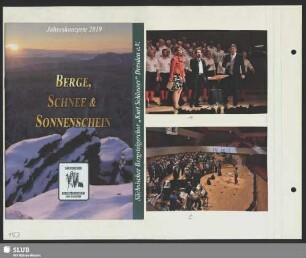 Jahreskonzert 2019 (Programmheft)