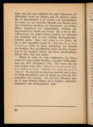 39-47, Vaterlandsliebe
