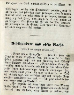Achthundert und elfte Nacht