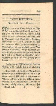 Sechste Unterhaltung. Fortsetzung des Vorigen.