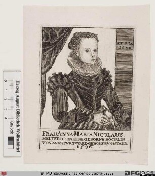Bildnis Anna Maria Helffrich, geb. Böckel