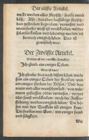 Der Zwelffte Artickel.