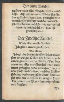 Der Zwelffte Artickel.
