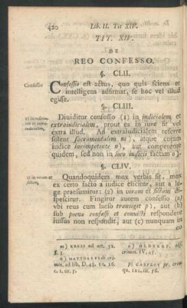 Tit. XIV. De Reo Confesso