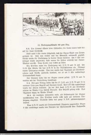 12. Verfolgungskämpfe bis zum Bug