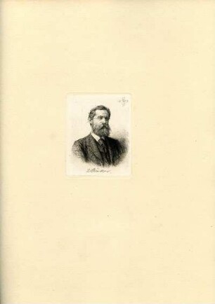 Tafel: Bildniss Eugen Dücker