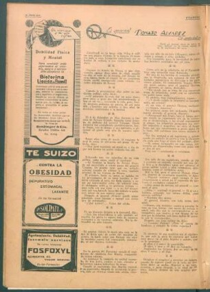 El General Donato Alvarez : En anécdotas
