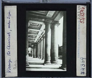 Vicenza, Palazzo Chiericati : Untere Loggia innen