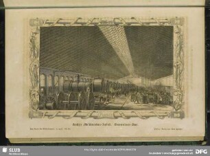 Borsig´s Maschinenbau-Anstalt. Lokomotiven-Saal