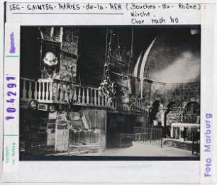 Les Saintes-Maries-de-la-Mer: Kirche, Inneres, Chor nach Nordosten