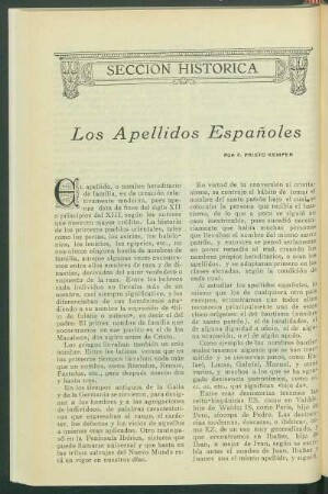 Sección histórica
