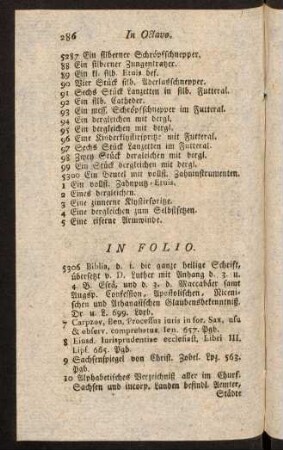 286-294, In Folio. In Qvarto. In Octavo. In Qvarto. In Duodecimo. In Octavo.