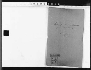 Handschriftliche Leichenpredigten auf Landgräfin Dorothea Charlotte