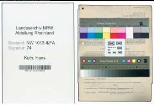 Entnazifizierung Hans Kuth , geb. 05.06.1906 (Betriebsleiter)