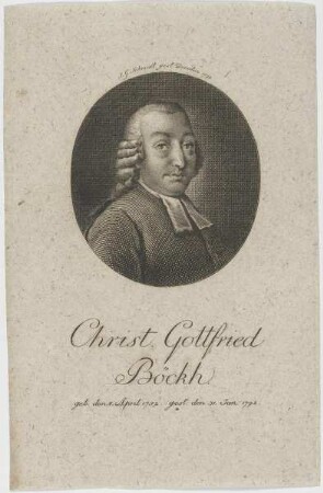 Bildnis des Christ. Gottfried Böckh