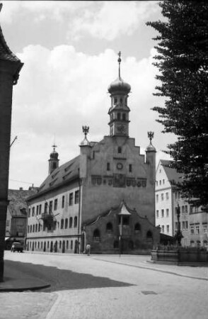 Kempten: Rathaus, Ostansicht