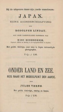 Bij de uitgevers dezes zijn mede verschenen: ...