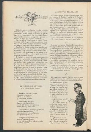 Sociedad de autores : (Con música de "La Verbena")