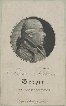Bildnis des Johann Friedrich Breyer