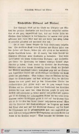 Altchristliche Bildnerei und Malerei