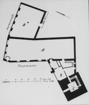 Erfurt, Altes Rathaus, Grundriss