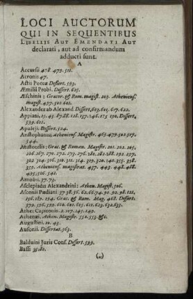 Loci Auctorum