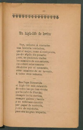 Un high-life de levita