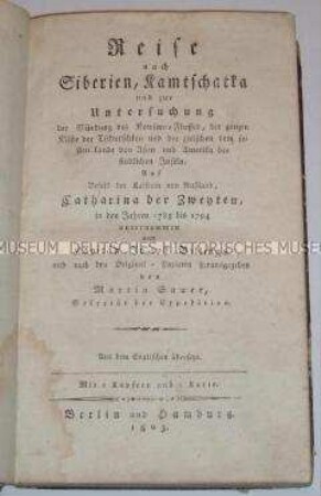 Reisebericht aus dem Fernen Osten (Übers. aus dem Engl.)