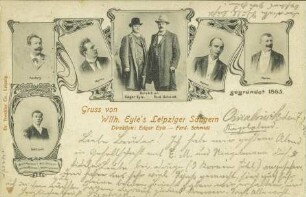 Gruss von Wilh. Eyle's Leipziger Sängern