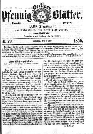 No. 79, Dienstag, den 2. Juli