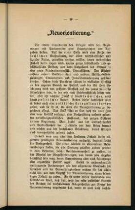 19-27, "Neuorientierung"