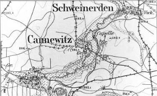 Panschwitz-Kuckau-Cannewitz. Meßtischblatt, Sekt. Kloster Marienstern, 1884