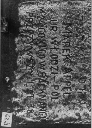 Grabstein 62 D (Detailaufnahme 4)