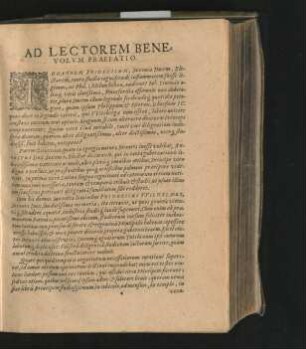Ad Lectorem Benevolum Praefatio