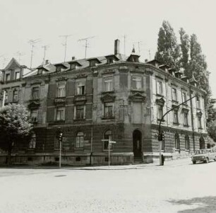 Glauchau, Wohnhaus, Eckansicht