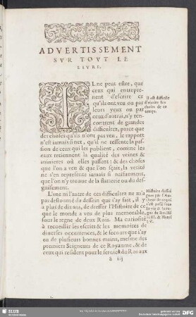 Advertissement Sur Tout Le Livre