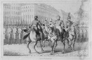 Einzug der Allierten in Dresden 1813
