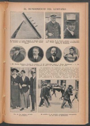 El hundimiento del Lusitania