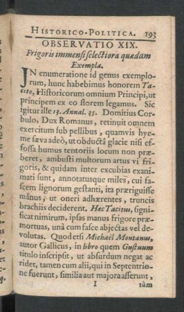Observatio XIX.