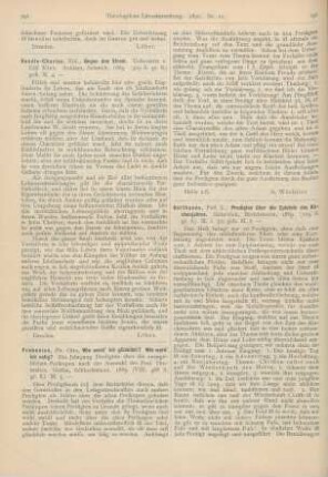 291-292 [Rezension] Frobenius, Otto, Wie werd‘ ich glücklich? Wie werd‘ ich selig? Ein Jahrgang Predigten über die evangelischen Perikopen nach der Auswahl des Prof. Thomasius