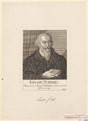 Johann Schmid, Diakon bei St. Sebald