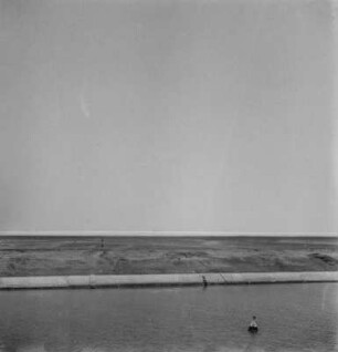 Salzsee : Blick über die Salzseen im Westen von Port Said